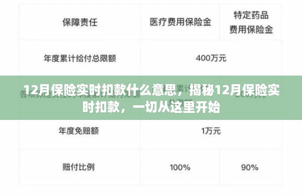 12月保险实时扣款什么意思，揭秘12月保险实时扣款，一切从这里开始