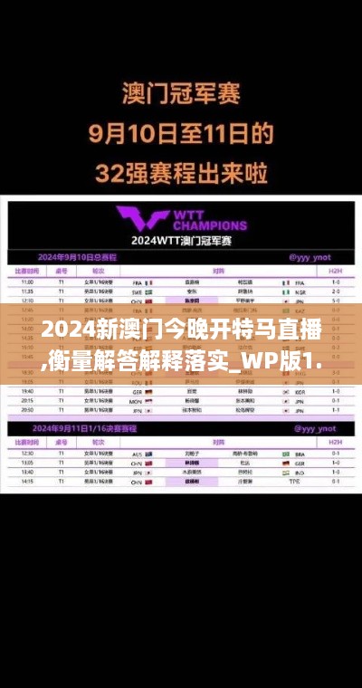 2024新澳门今晚开特马直播,衡量解答解释落实_WP版1.177