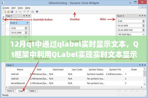 Qt框架中QLabel实时文本显示深度体验与评测，实时文本显示的实现与评测