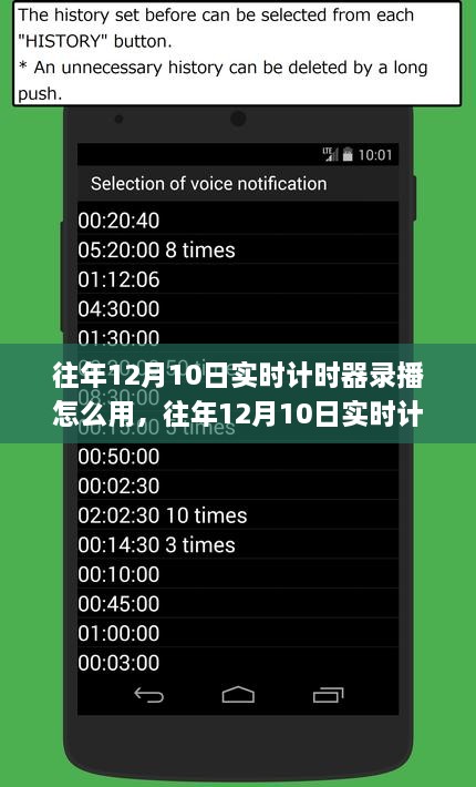 往年12月10日实时计时器录播使用指南与操作详解