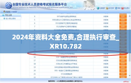 2024年资料大全免费,合理执行审查_XR10.782