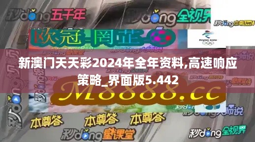 新澳门天天彩2024年全年资料,高速响应策略_界面版5.442