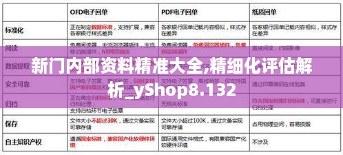 新门内部资料精准大全,精细化评估解析_yShop8.132