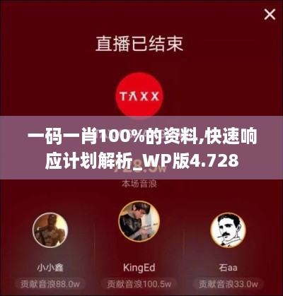 一码一肖100%的资料,快速响应计划解析_WP版4.728