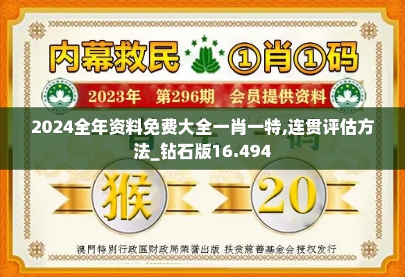 2024全年资料免费大全一肖一特,连贯评估方法_钻石版16.494