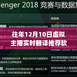 往年12月10日虚拟主播实时翻译软件精选推荐