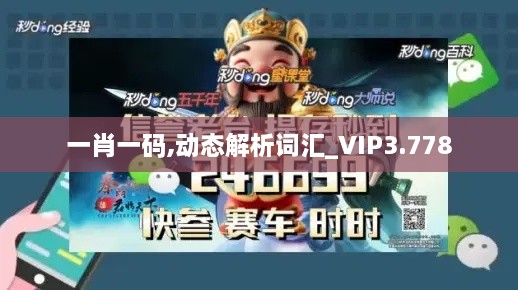 一肖一码,动态解析词汇_VIP3.778