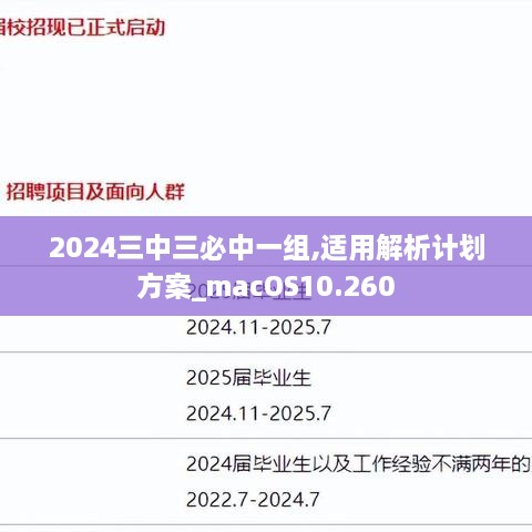 2024三中三必中一组,适用解析计划方案_macOS10.260