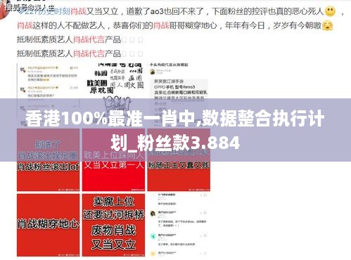 香港100%最准一肖中,数据整合执行计划_粉丝款3.884