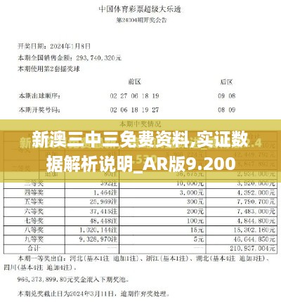 新澳三中三免费资料,实证数据解析说明_AR版9.200