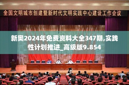 新奥2024年免费资料大全347期,实践性计划推进_高级版9.854