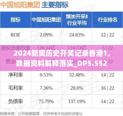 2024新奥历史开奖记录香港1,数据资料解释落实_DP5.552