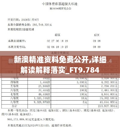 新澳精准资料免费公开,详细解读解释落实_FT9.784