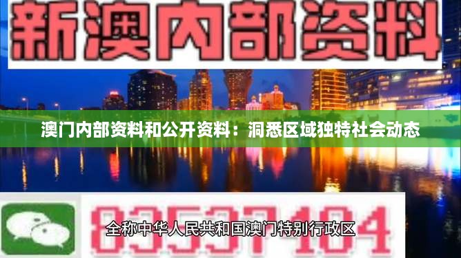 澳门内部资料和公开资料：洞悉区域独特社会动态