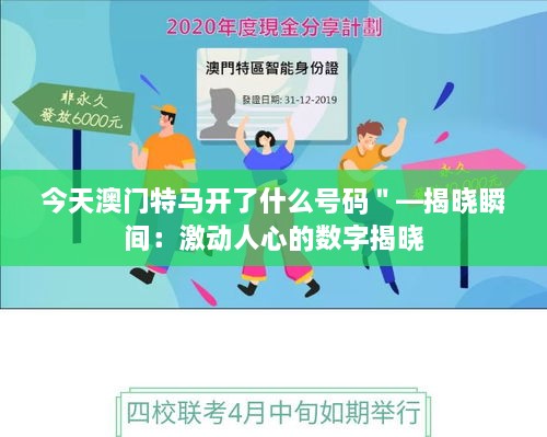 今天澳门特马开了什么号码＂—揭晓瞬间：激动人心的数字揭晓