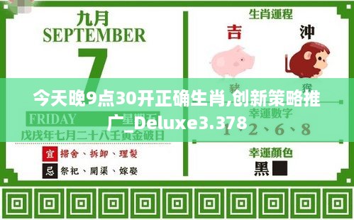 今天晚9点30开正确生肖,创新策略推广_Deluxe3.378