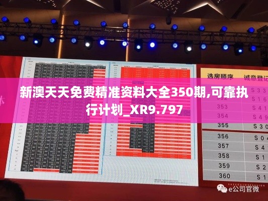 新澳天天免费精准资料大全350期,可靠执行计划_XR9.797