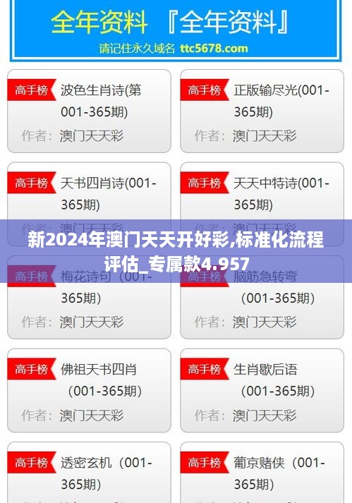 新2024年澳门天天开好彩,标准化流程评估_专属款4.957