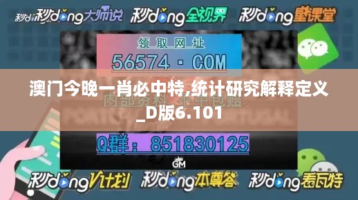 澳门今晚一肖必中特,统计研究解释定义_D版6.101