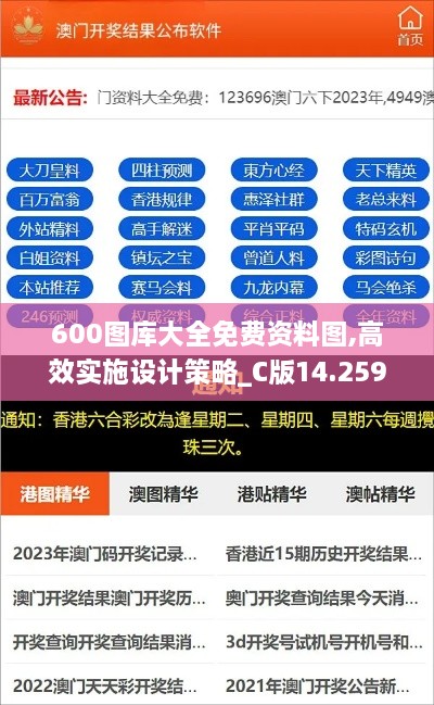 600图库大全免费资料图,高效实施设计策略_C版14.259