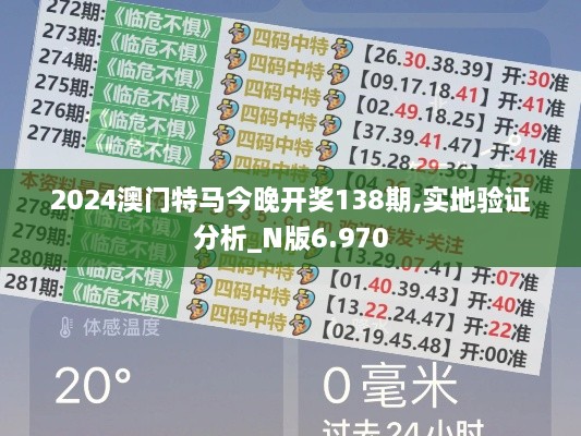 2024澳门特马今晚开奖138期,实地验证分析_N版6.970