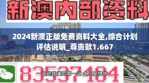 2024新澳正版免费资料大全,综合计划评估说明_尊贵款1.667