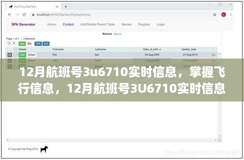 航班号3U6710实时信息查询指南，掌握飞行信息，轻松查询航班动态