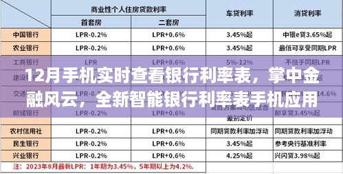 掌中金融风云，实时查看银行利率表的手机应用