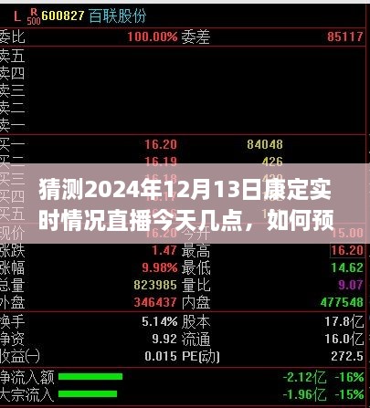 新手也能掌握的康定实时情况直播预测与观看步骤指南——预测2024年12月13日康定实时直播时间