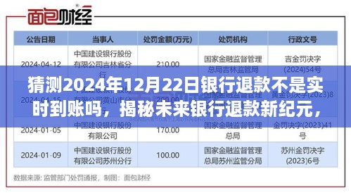 揭秘未来银行退款新纪元，拥抱变化，体验实时到账的魔法时刻（2024年12月22日）