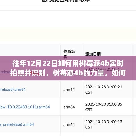 树莓派4b冬至实时拍照与识别之旅，学习、变化与乐趣的自信启程