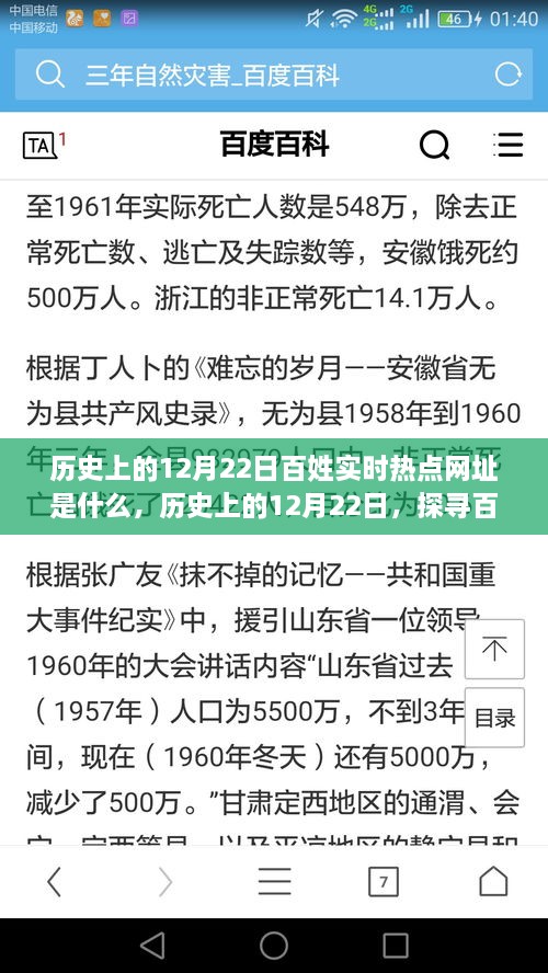 历史上的12月22日百姓实时热点网址变迁与观点争议探索