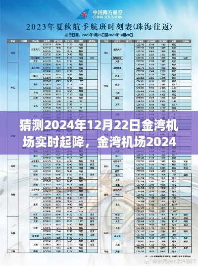 金湾机场航班动态评测报告，预测与解析金湾机场在2024年12月22日的起降航班情况报告