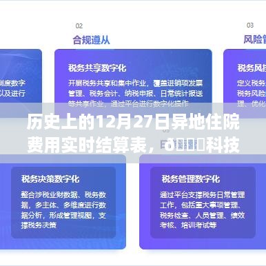 科技赋能医疗，异地住院费用实时结算表革新之旅（历史上的12月27日）