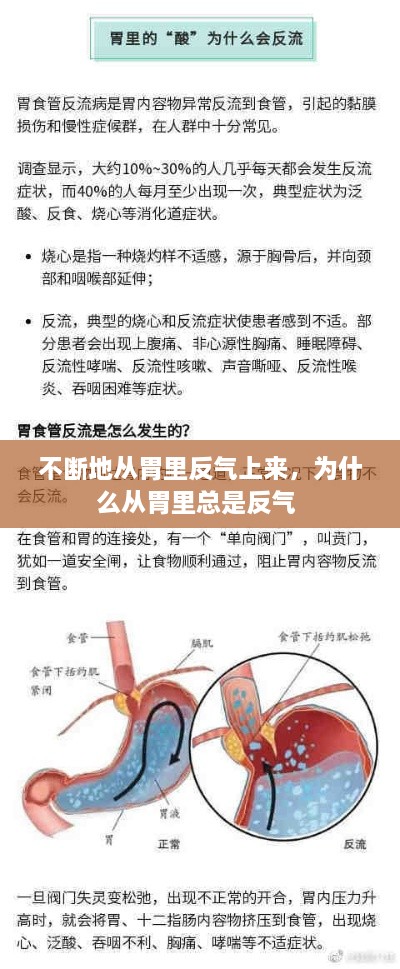 不断地从胃里反气上来，为什么从胃里总是反气 