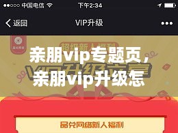 亲朋vip专题页，亲朋vip升级怎么领取金币 