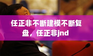 任正非不断建模不断复盘，任正非jnd 