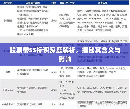 股票带SS标识深度解析，揭秘其含义与影响