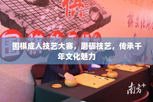 围棋成人技艺大赛，磨砺技艺，传承千年文化魅力