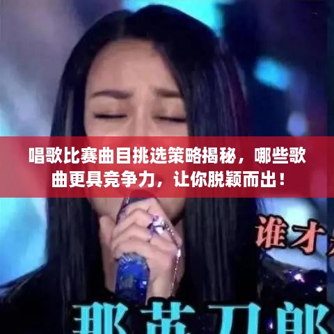 唱歌比赛曲目挑选策略揭秘，哪些歌曲更具竞争力，让你脱颖而出！