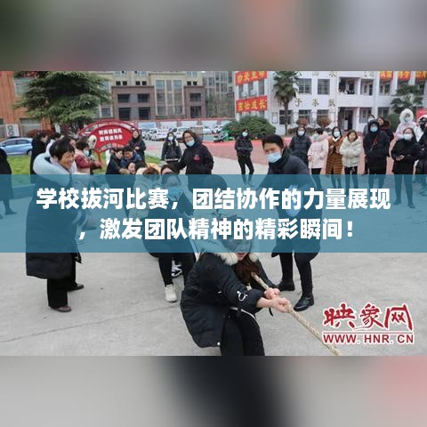 学校拔河比赛，团结协作的力量展现，激发团队精神的精彩瞬间！