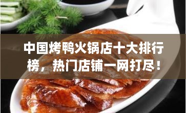 中国烤鸭火锅店十大排行榜，热门店铺一网打尽！