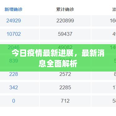 今日疫情最新进展，最新消息全面解析