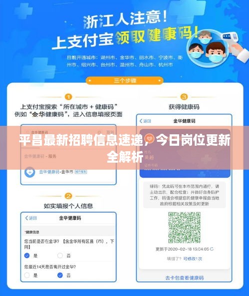 平昌最新招聘信息速递，今日岗位更新全解析