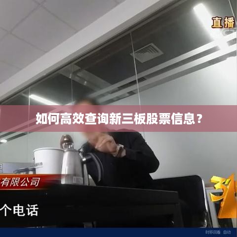 如何高效查询新三板股票信息？