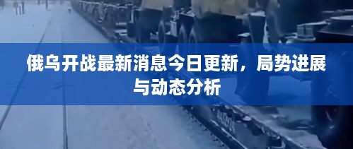 俄乌开战最新消息今日更新，局势进展与动态分析