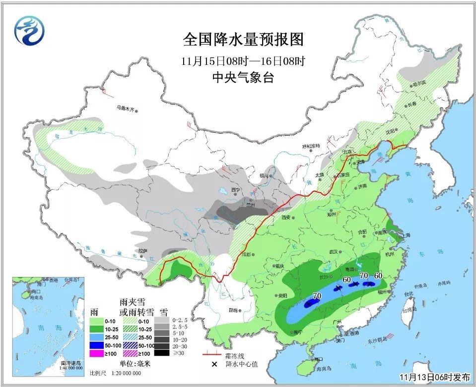 11月13日台风临近，广泛影响波及，最新天气预报发布风暴预警