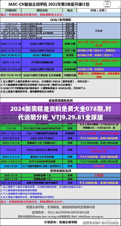 2024新奥精准资料免费大全078期,时代说明分析_VTJ9.29.81全球版