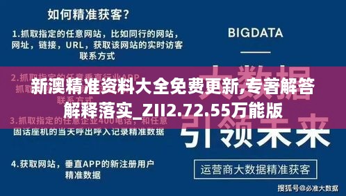 新澳精准资料大全免费更新,专著解答解释落实_ZII2.72.55万能版