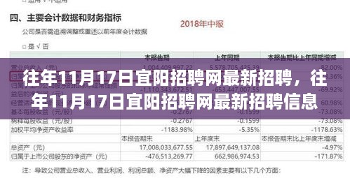 往年11月17日宜阳招聘网最新招聘信息汇总呈现！